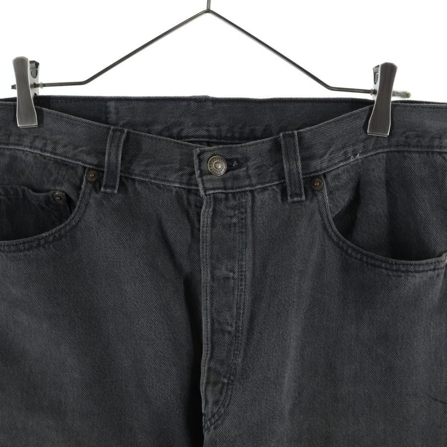Levi's リーバイス 90S 501 サークルR 後染め USA製 ボタンフライ デニムパンツ ブラック Levi's（リーバイス） 90S 501 サークルR 後染め USA製 ボタンフライ