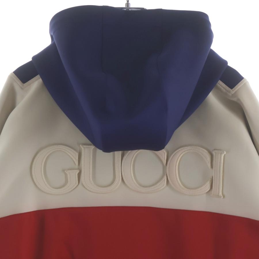 GUCCI（グッチ） Neoprene Half-Zip Webbed Jacket 706413 ナポレオン 