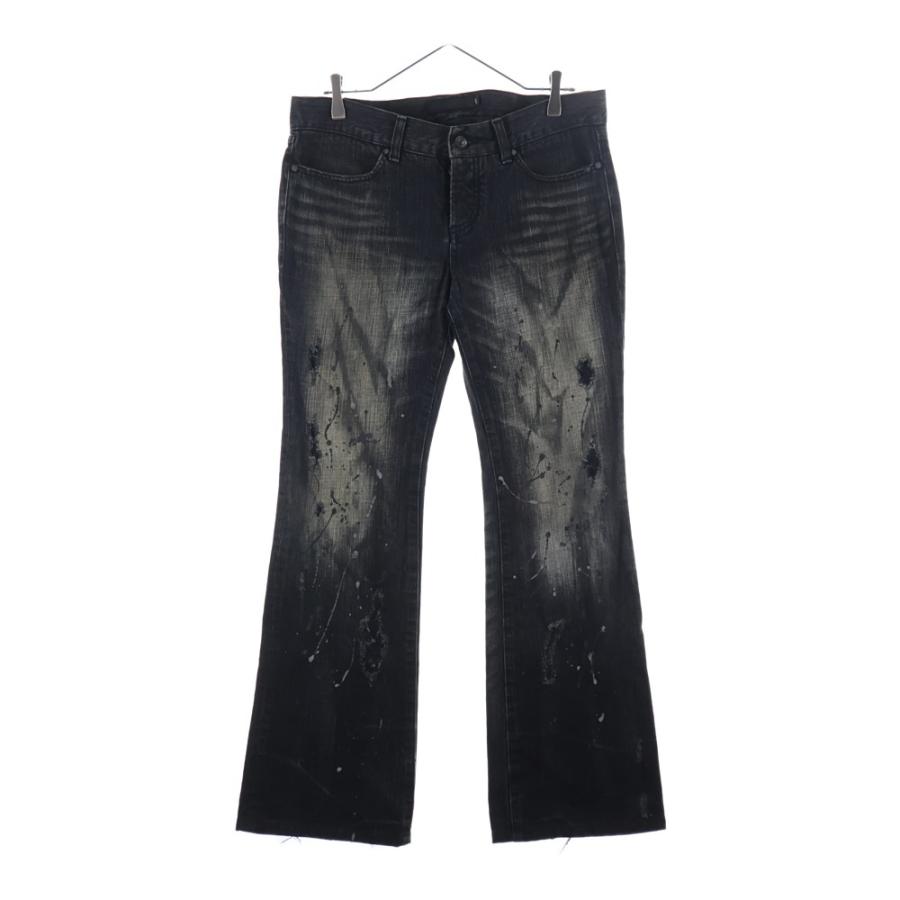 FUGA (フーガ) FLARE PANTS フレア ペンキ ダメージ 加工 パンツ 