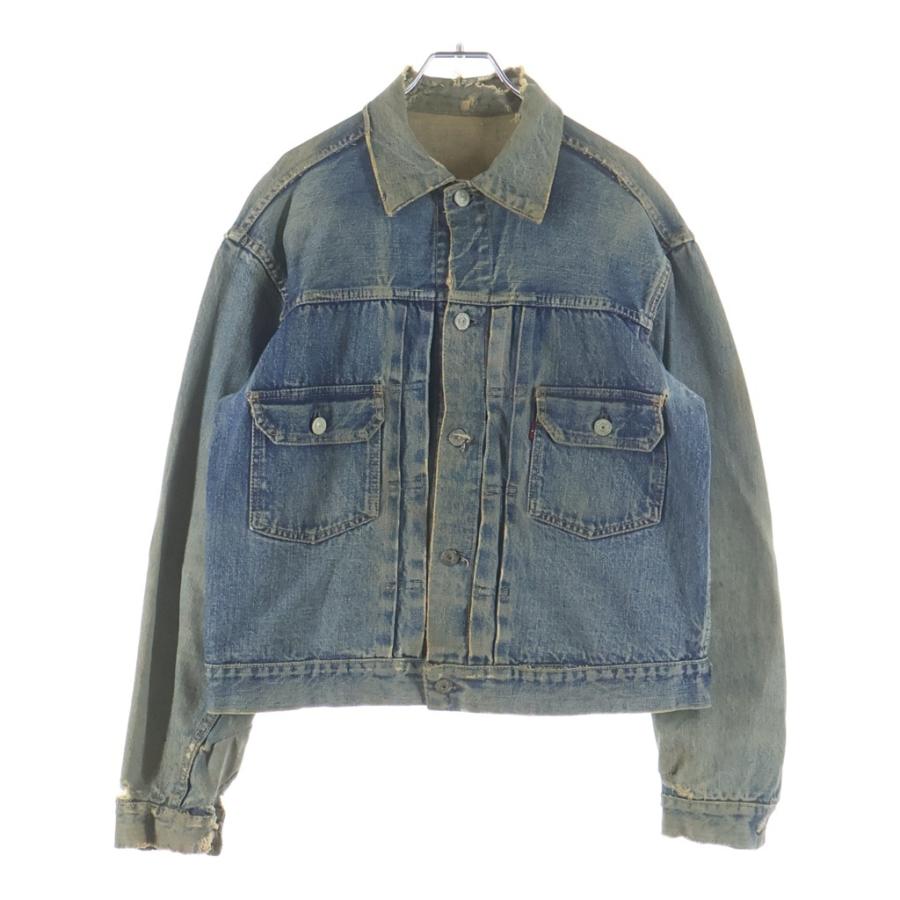 LEVI’S セカンドモデル ビックE ハギなし Levi's（リーバイス） 50S 507XX 2nd BIG E ハギ付き ボタン裏刻印無し