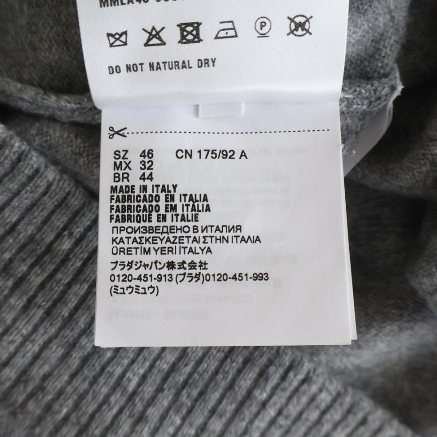 miumiu ミュウミュウ Logo Embroidered Cashmere Polo Knit Sweater