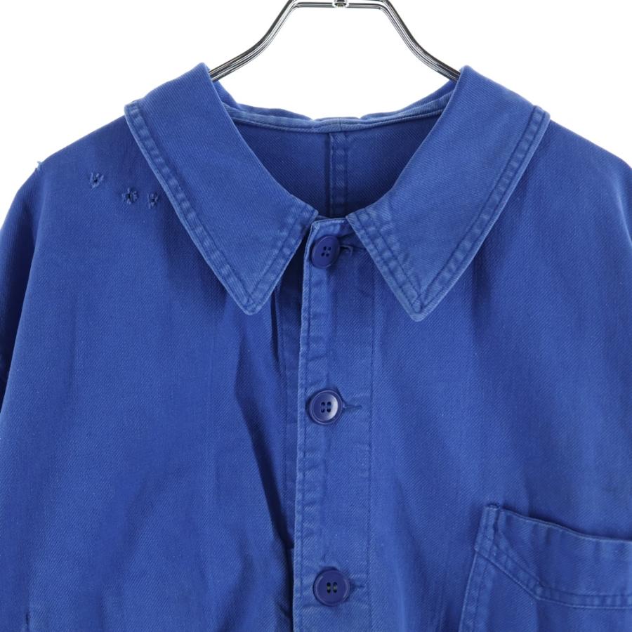 VINTAGE ヴィンテージ 60-70S BLUE MOLESKIN FRENCH WORK JACKET