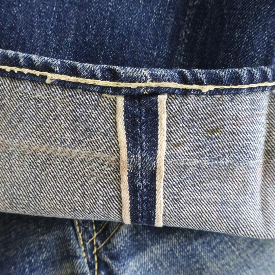 Levi's リーバイス 40-50S 501XX 47MODEL BIG E 片面タブ 革パッチ 隠しリベット 通常R 赤耳 デニムパンツ インディゴ Levi's（リーバイス） 40-50S 501XX 47MODEL BIG E 片面タブ 革パッチ