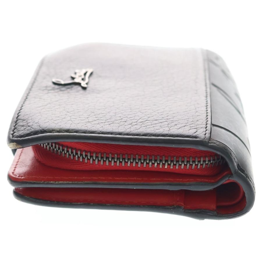 ✨美品✨クリスチャンルブタン 長財布 パロマ レザー 黒×赤 スニーカーズソール Christian Louboutin（クリスチャンルブタン） PALOMA WALLET パロマ
