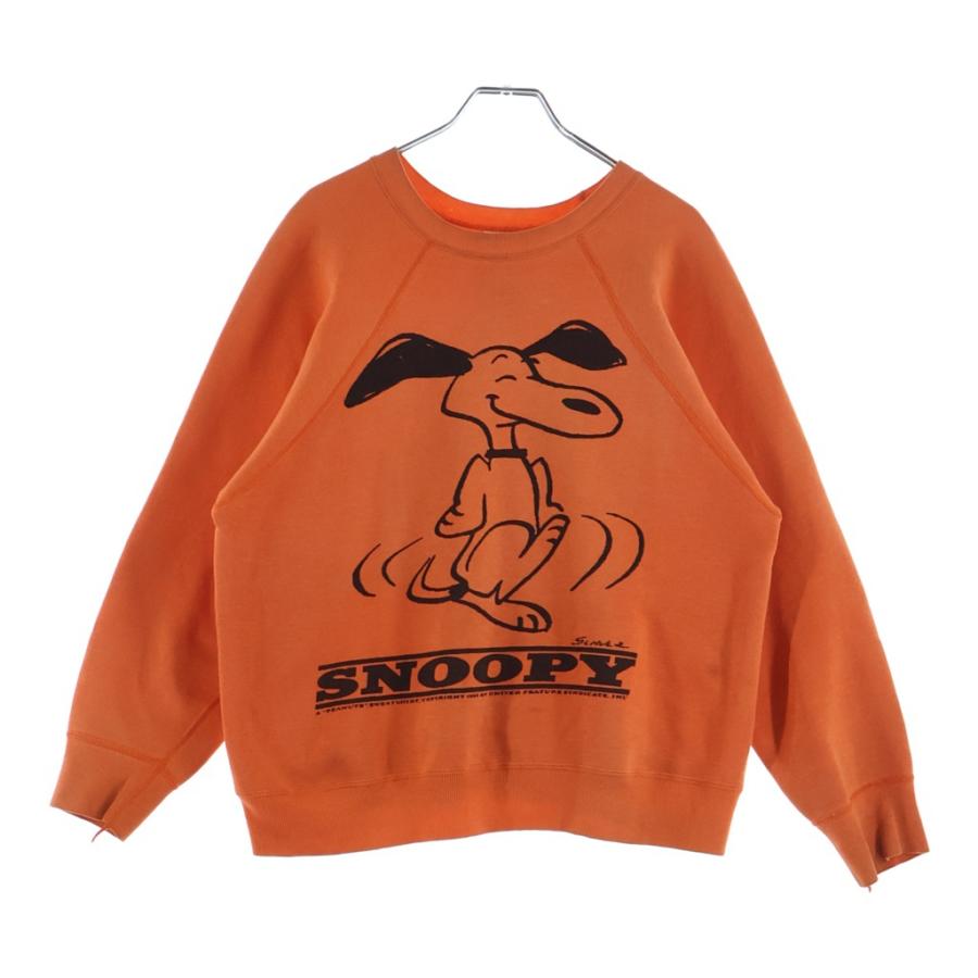 【USA製】Snoopy ラグランスリーブスウェット VINTAGE ヴィンテージ 60S MAYO SPRUCE SNOOPY PEANUTS SWEAT 染み込み