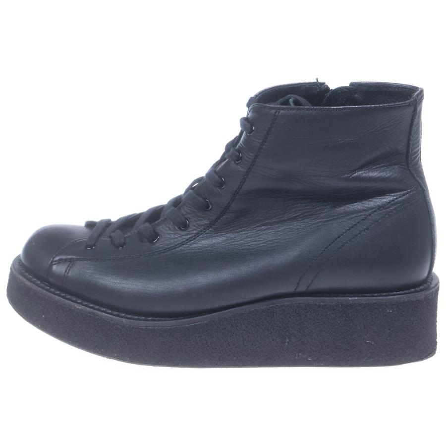 ヨウジヤマモト レギュレーション SOFT SMOOTH LEATHER LACE UP ANKLE