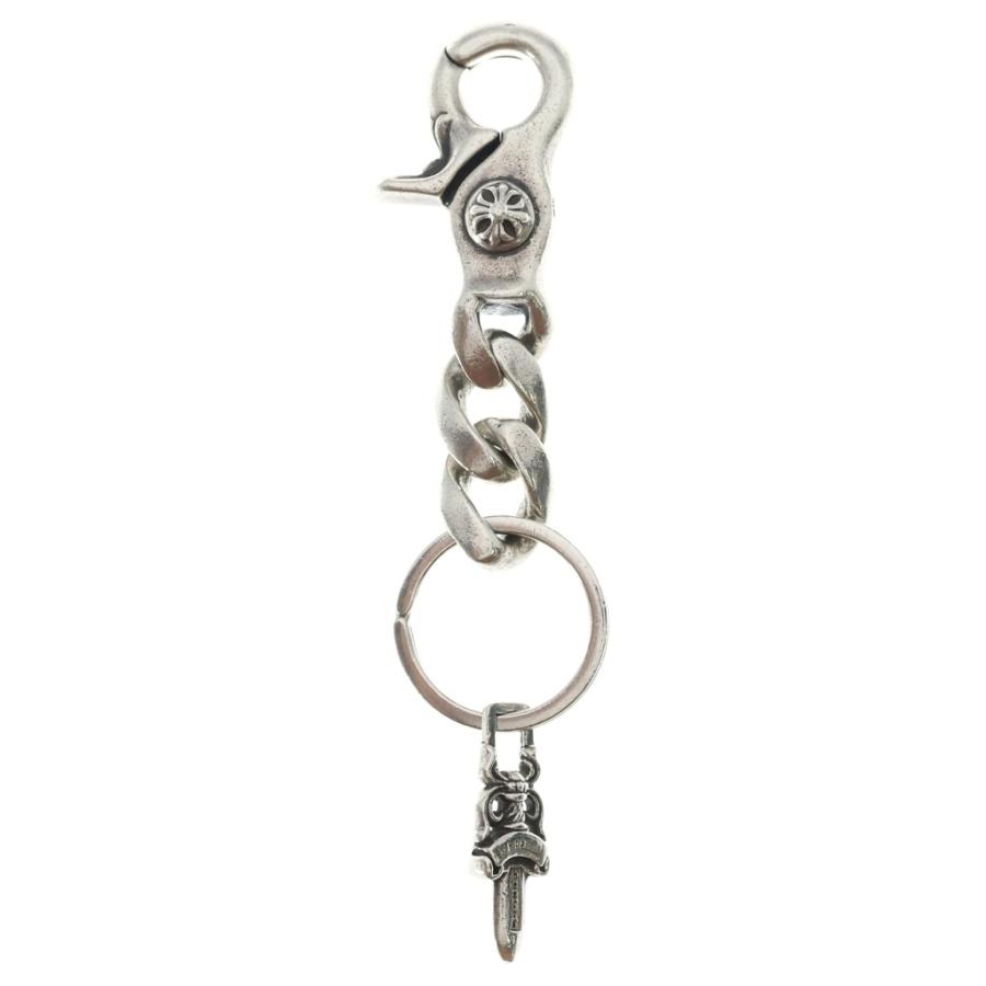 CHROME HEARTS クロムハーツ CLP CHN CLASSIC-S/ショートクラシックリンク キーチェーン シルバー BCA070