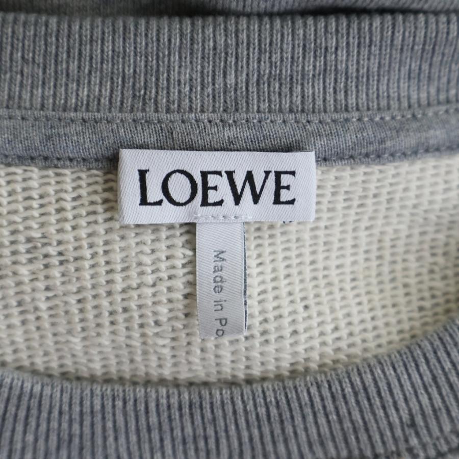 LOEWE ロエベ 21AW ANAGRAM SWEAT アナグラム刺繍 スウェット トレーナー グレー 1722579 HS26Y24J07 LOEWE（ロエベ） 21AW ANAGRAM SWEAT アナグラム刺繍 スウェット