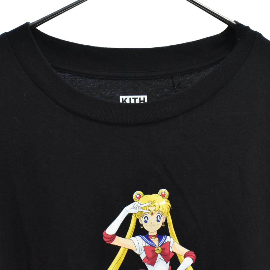 Kith キス ss 海外限定 Sailor Moon Mott Tee セーラームーン 月野ウサギ ロゴプリント 半袖tシャツ ブラック 30g Bring Yahoo ショップ 通販 Yahoo ショッピング