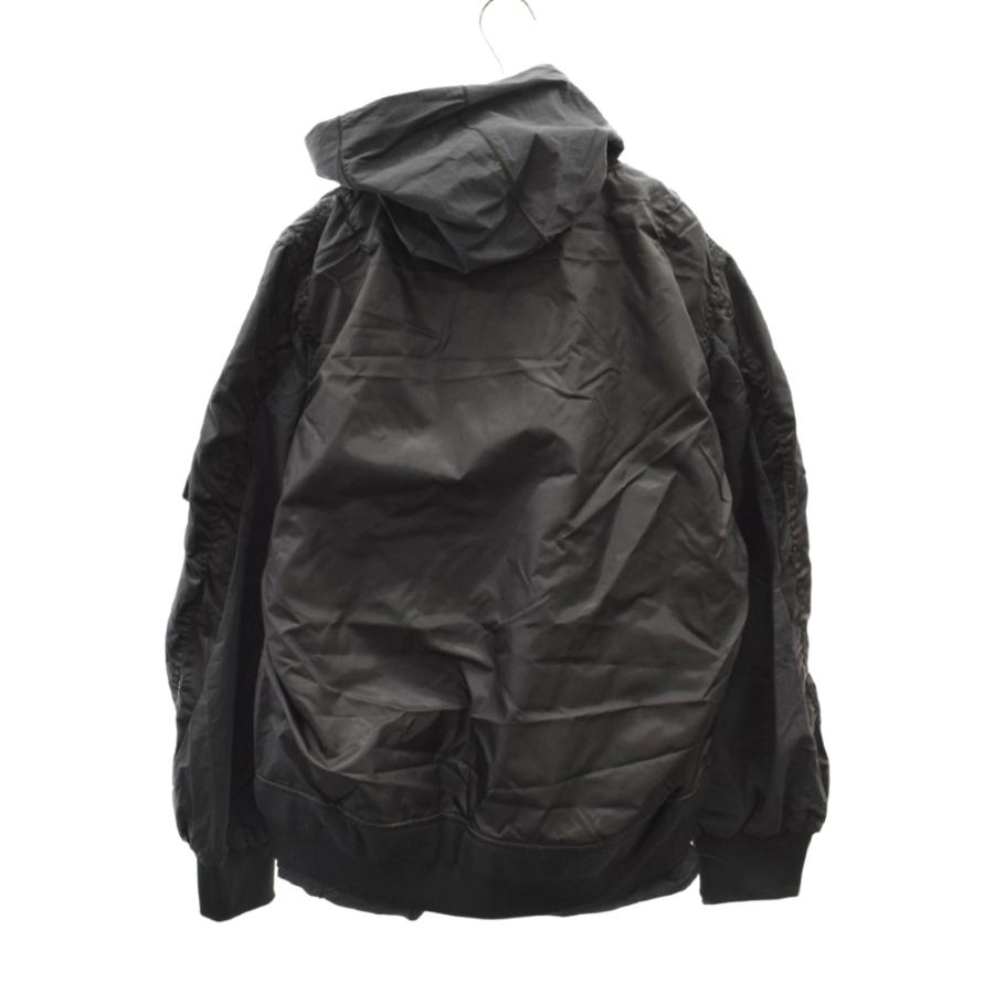 NIKE × Sacai ジャケット CZ4678 黒 サカイ 21AW× NIKE レイヤード ドッキング ジャケット ブラック