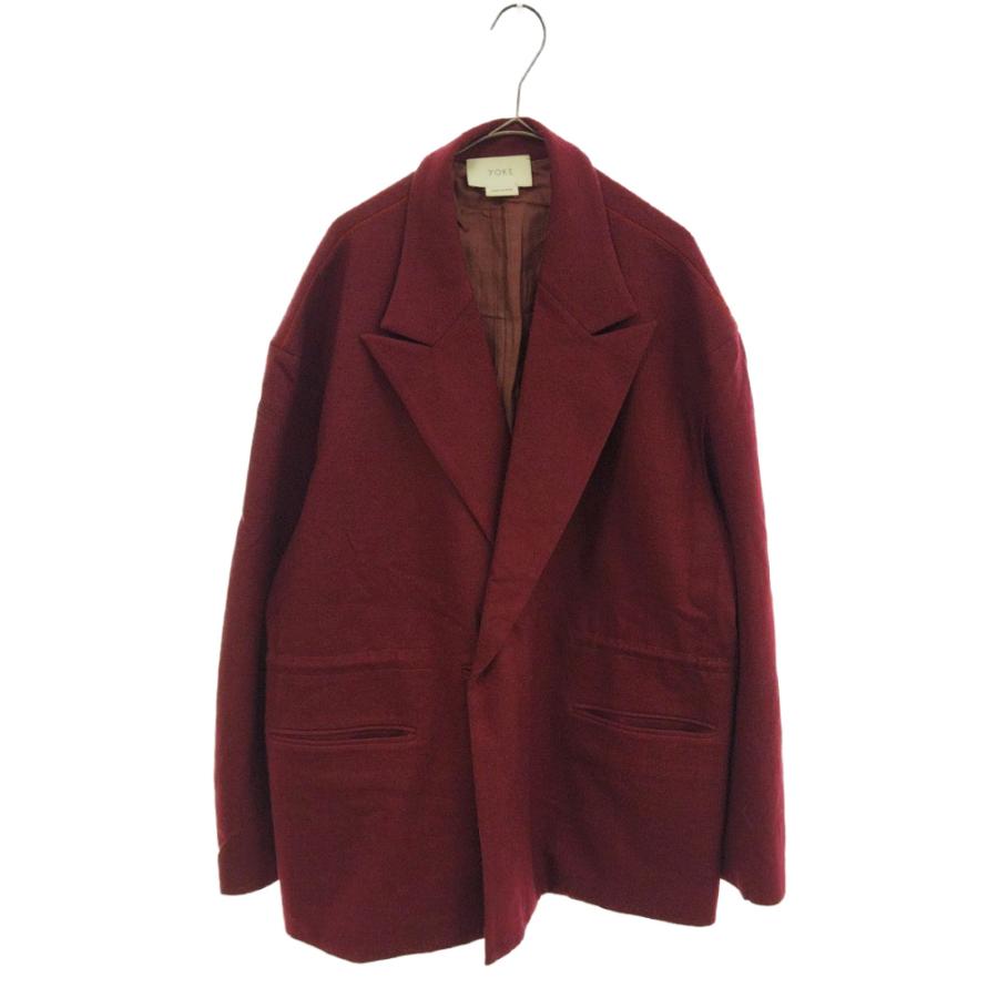 YOKE ヨーク 19AW ダブルテーラードジャケット ボルドー YK19AW0051J  