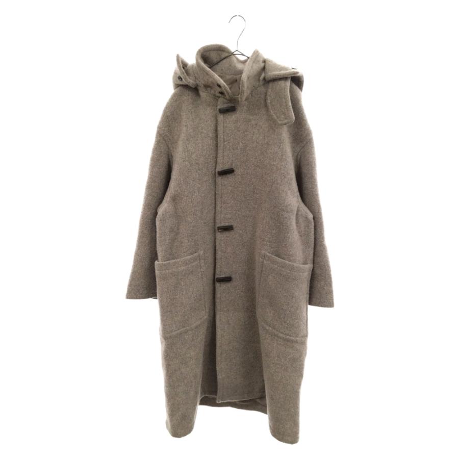 ヨーク 20AW ダッフルコート グレー YK20AW0139C フード取り外し可 