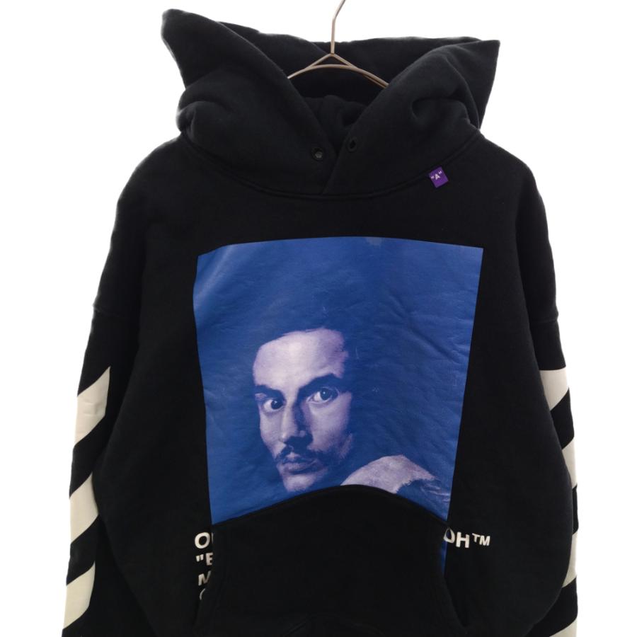 オフホワイト 18AW ダイアゴナルベルニーニプリントスウェット