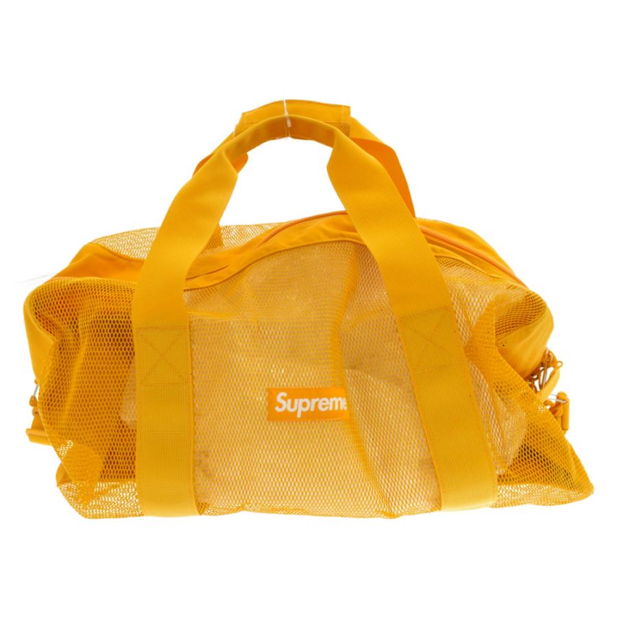 シュプリーム 20SS BIG DUFFLE BAG MESH ビッグダッフルバッグ メッシュ イエロー 3022J270048BRING