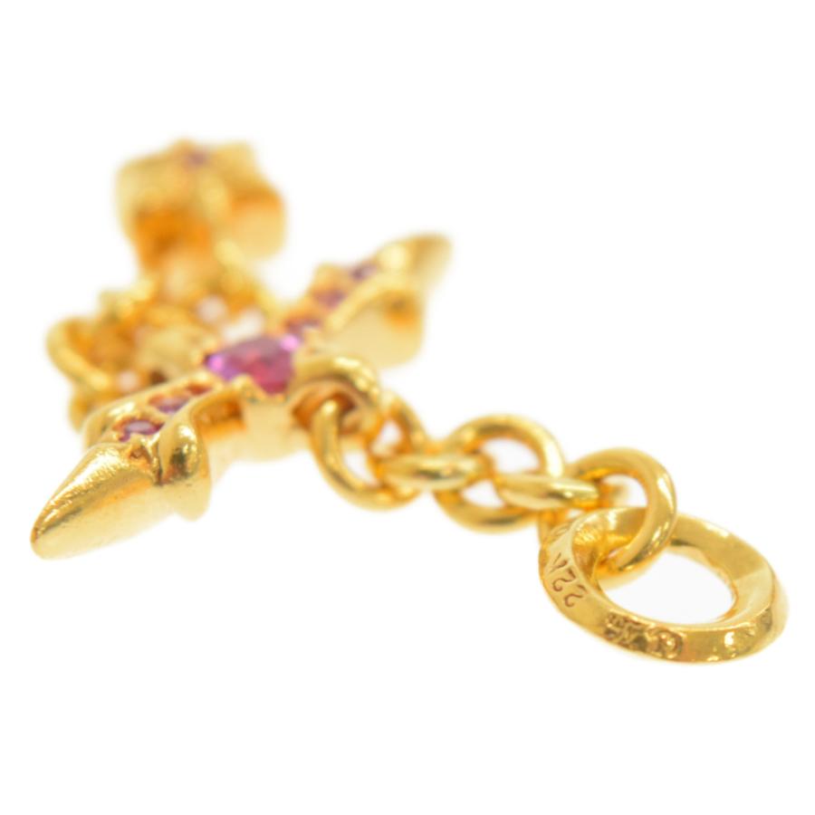 CHROME HEARTS クロムハーツ 22K ROLY CROSS/ローリークロス CHROME HEARTS クロムハーツ 22K ROLY CROSS/ローリークロス