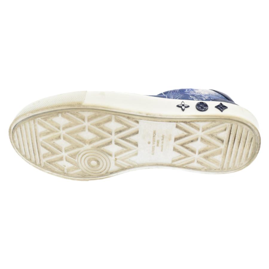 ルイヴィトン スニーカー オリ・ライン バンダナ柄 ネイビー 27.5cm