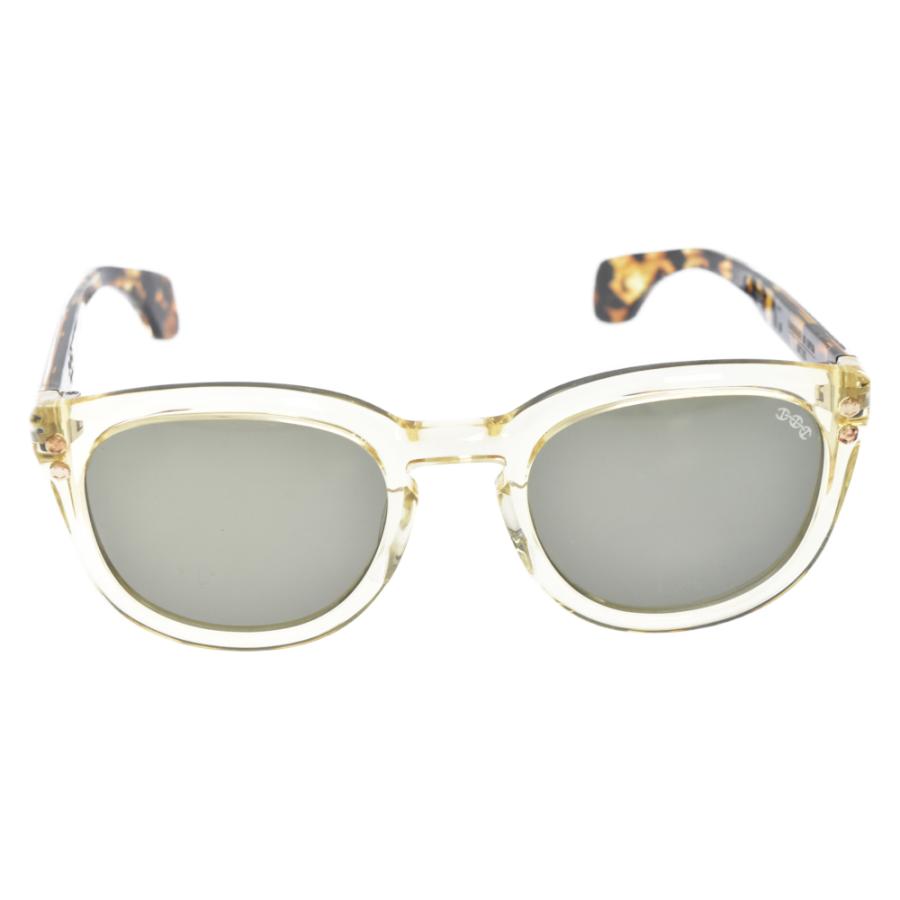 ホーセンブース WTCRY ラウンドフレーム 柄 サングラス 眼鏡 イエロー  