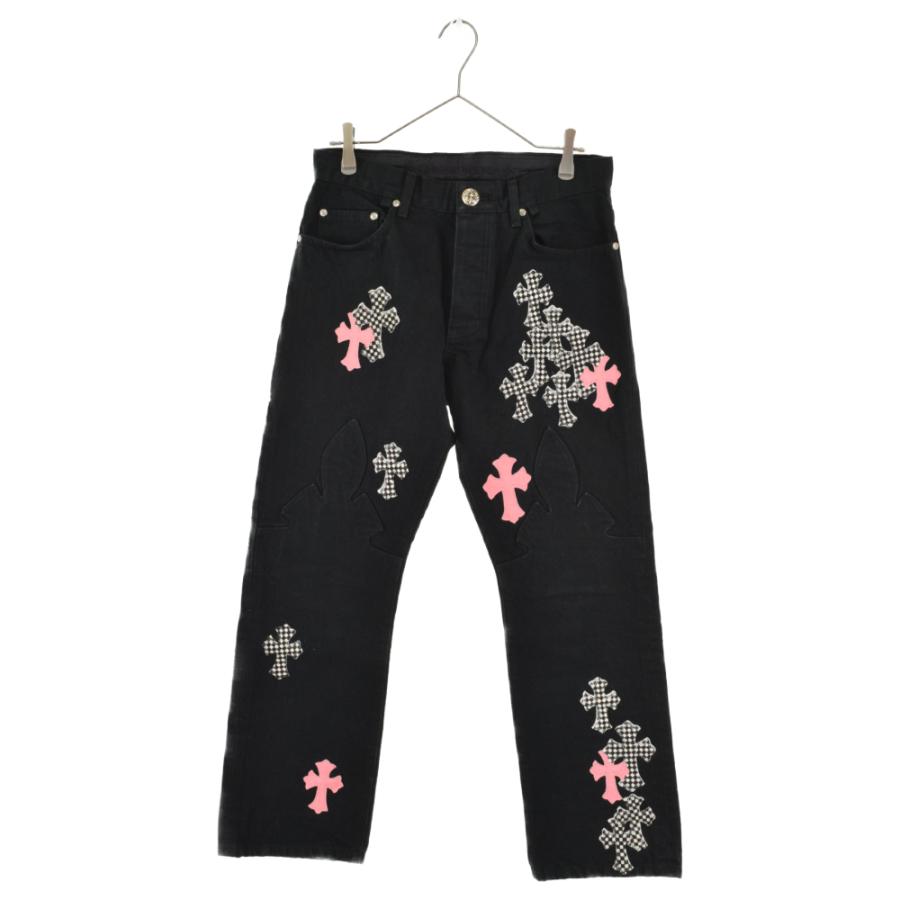 CHROME HEARTS クロムハーツ クロスパッチ付き ウォッシュド CHROME HEARTS クロムハーツ クロスパッチ付き ウォッシュド