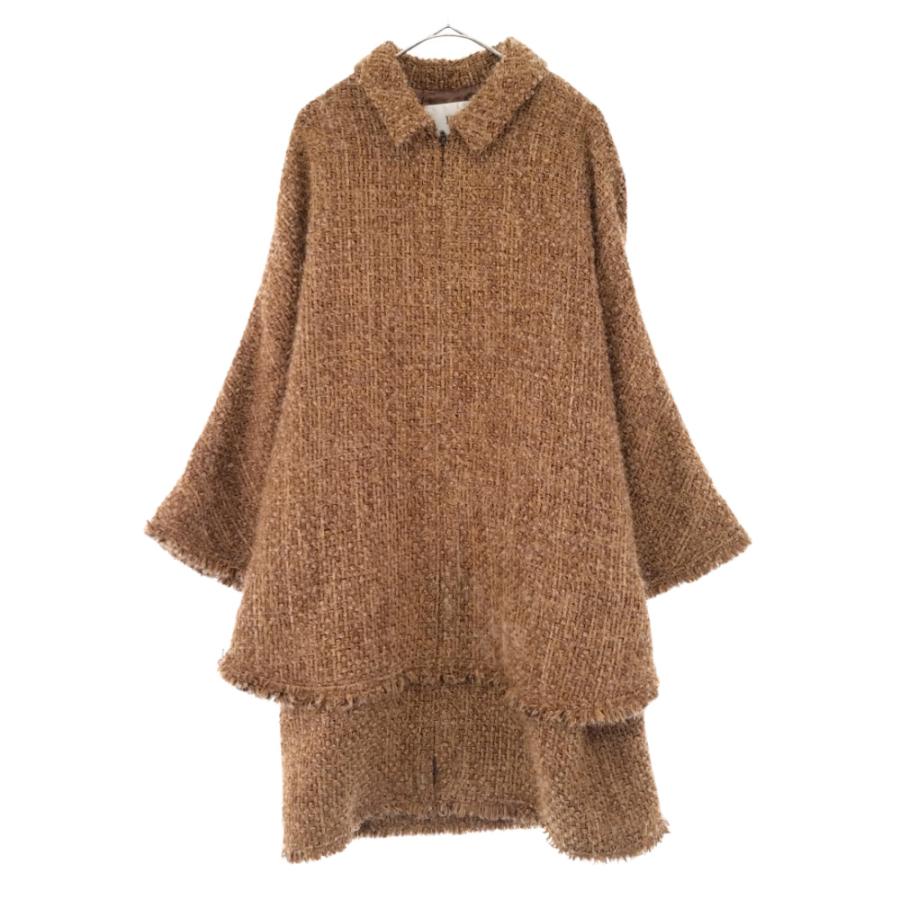 Rene ルネ ツイードケープコート 6043120 ブラウン : BRING Yahoo  