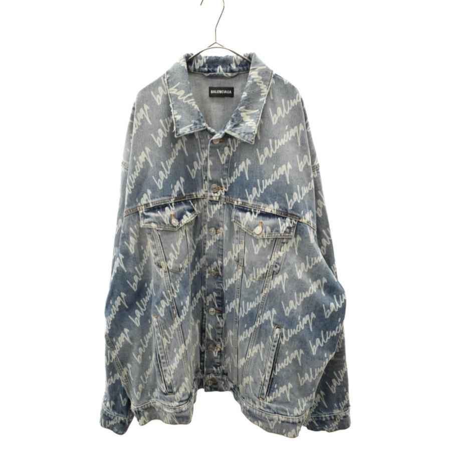 BALENCIAGA バレンシアガ 22SS オールオーバーロゴデニム BALENCIAGA バレンシアガ 22SS オールオーバーロゴデニム