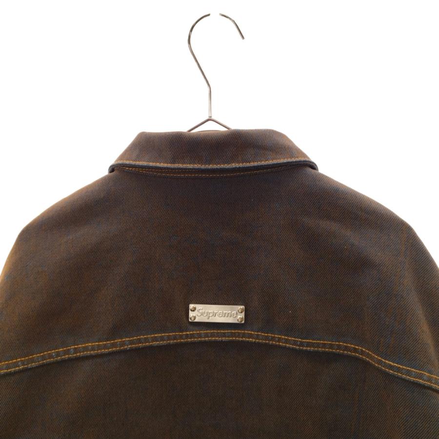 Supreme シュプリーム 23SS Flocked Denim Trucker Jacket デニム 
