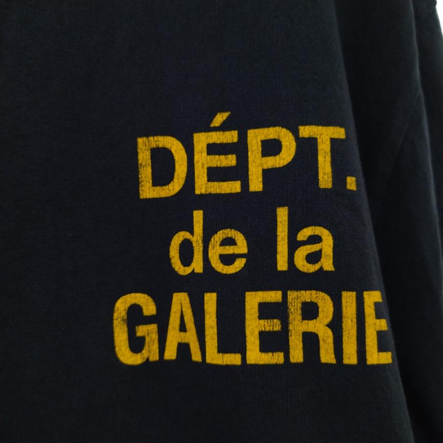 ギャラリーデプト French T-shirt フレンチ ヴィンテージロゴプリント 半袖Tシャツ カットソー ネイビー