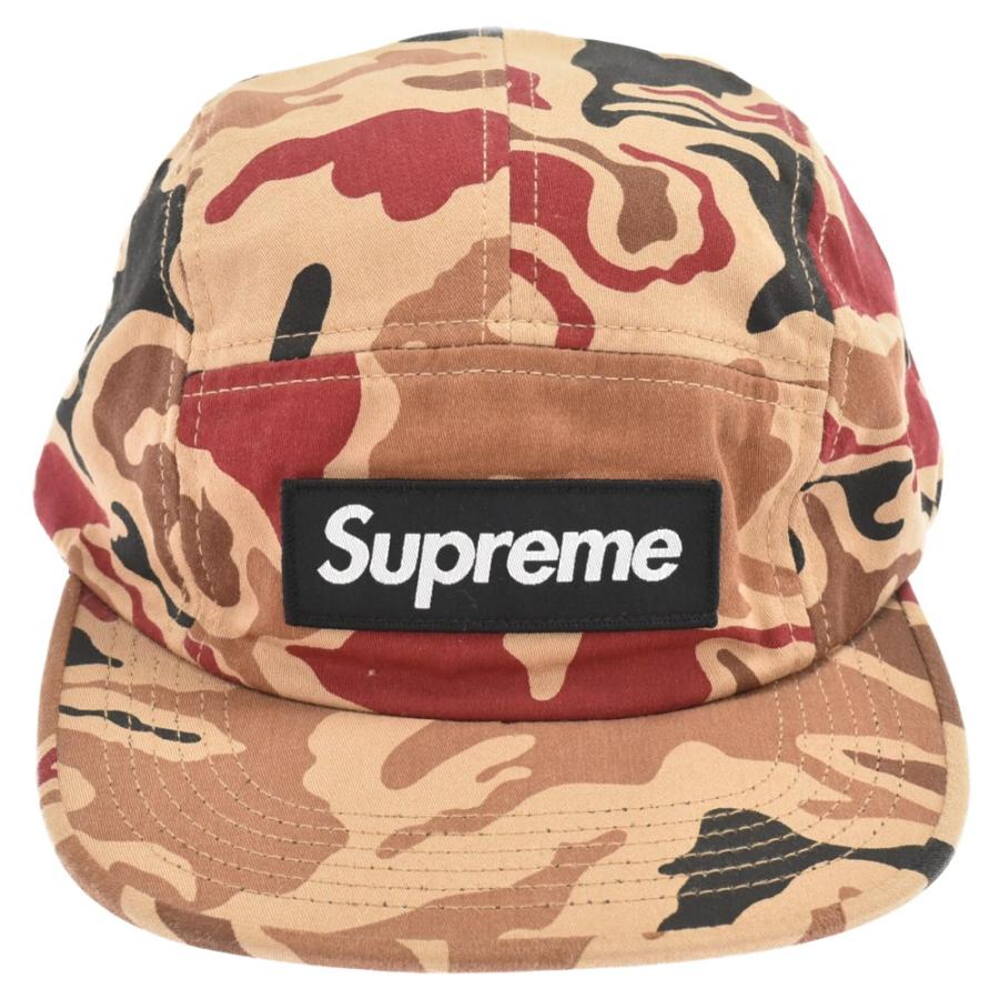 supreme boxlogo メルカリ - レザージェットキャップ カモ柄 Supreme ジェットキャップ　カモ 帽子