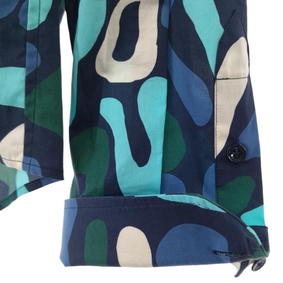 LOUIS VUITTON ルイヴィトン 23SS 総柄長袖シャツ ネイビー LOUIS VUITTON ルイヴィトン 23SS 総柄長袖シャツ ネイビー