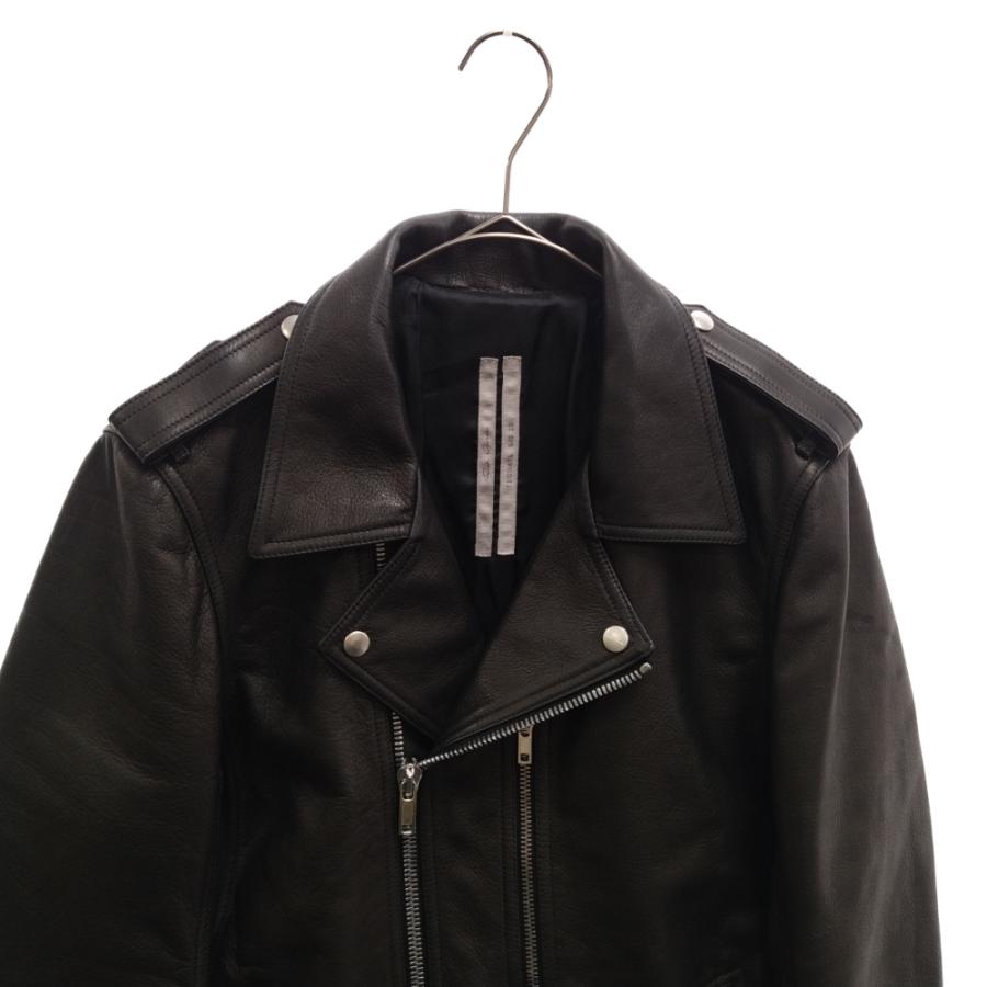 Rick Owens リックオウエンス 20SS stooges jacket ダブルレザーライダースジャケット ブラック  RU20S7764-LCWライダースジャケット