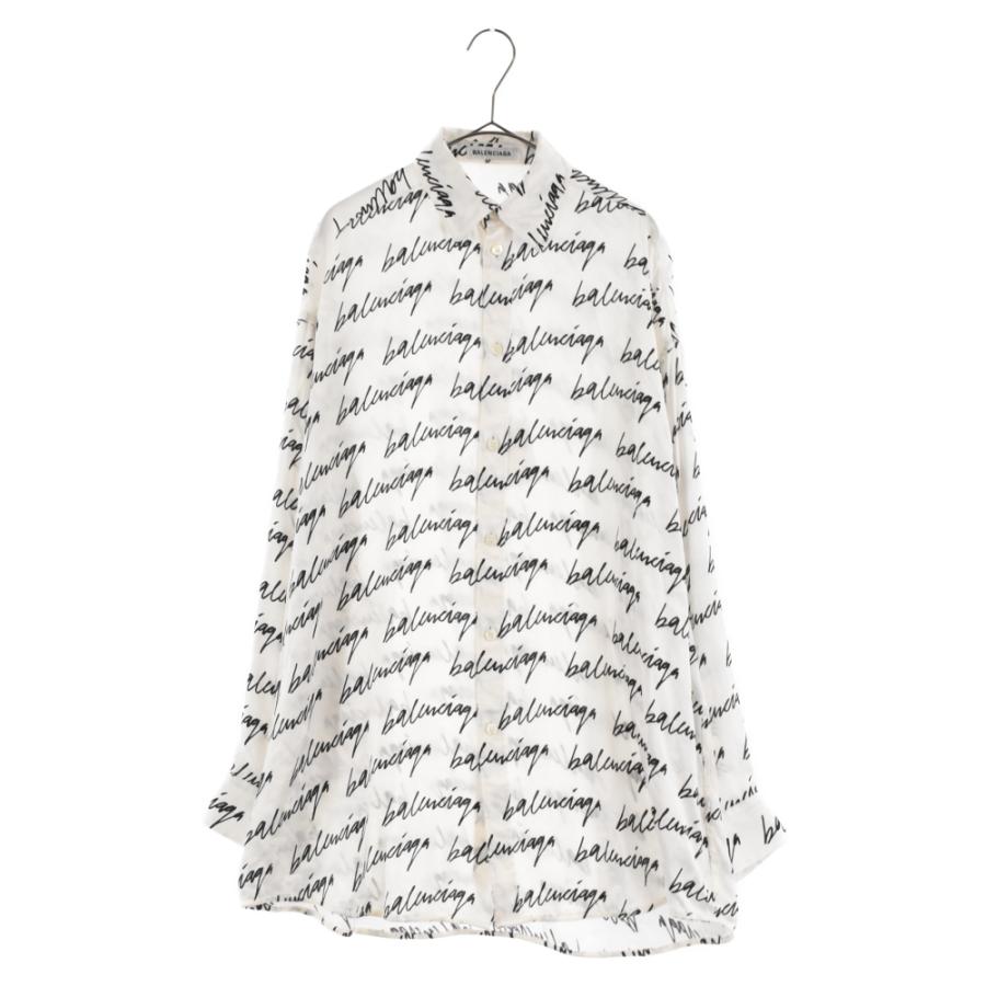 BALENCIAGA バレンシアガ 総柄 ロゴジャガードオーバーサイズ BALENCIAGA バレンシアガ 総柄 ロゴジャガードオーバーサイズ