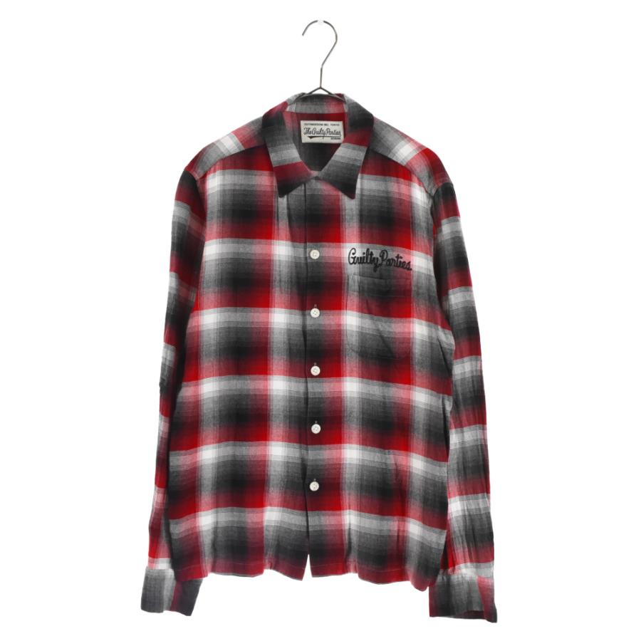 WACKO MARIA ワコマリア L/S OMBRAY CHECK OPEN COLLAR SHIRT WACKO MARIA ワコマリア L/S OMBRAY CHECK OPEN COLLAR SHIRT