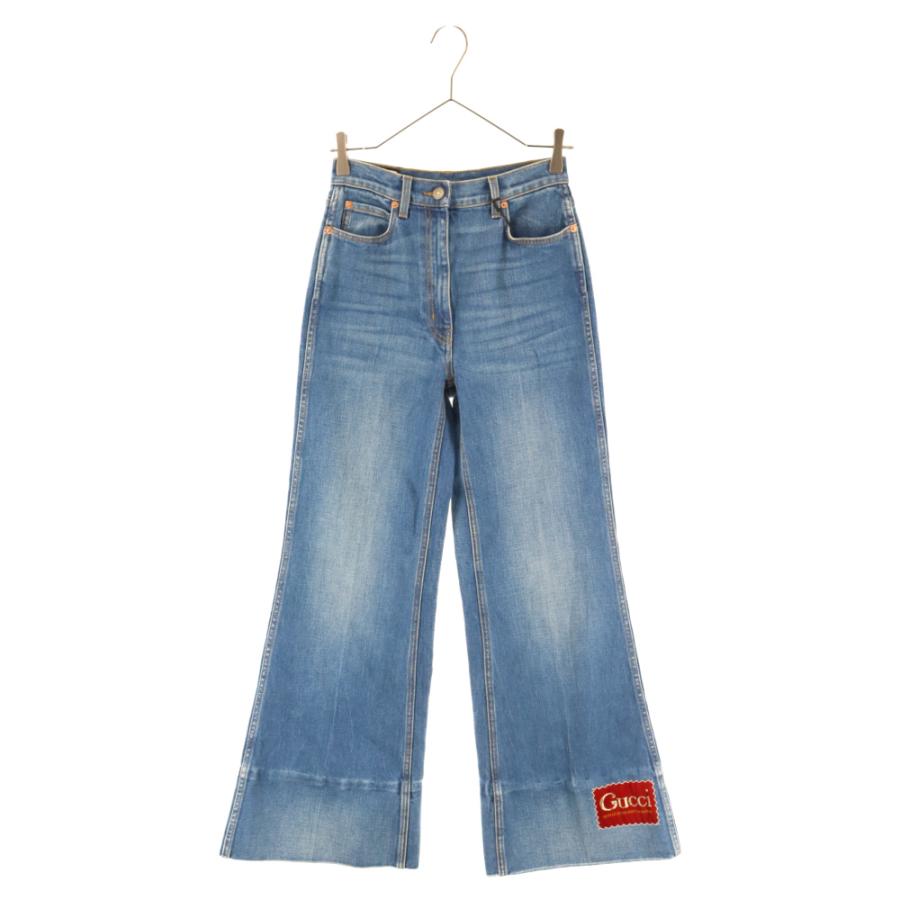 GUCCI グッチ ストーンウォッシュドデニムフレアパンツ 624217 XDA6N 