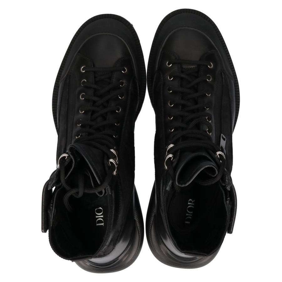 DIOR ディオール COMBAT MID TOP BOOTS 3BO219YOF オブリーク DIOR ディオール COMBAT MID TOP BOOTS 3BO219YOF オブリーク