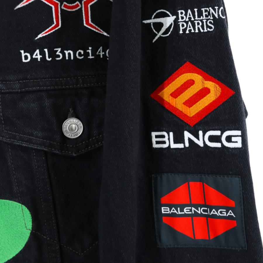 BALENCIAGA バレンシアガ 21AW GAMER DENIME JACKET ゲーマー刺繍 