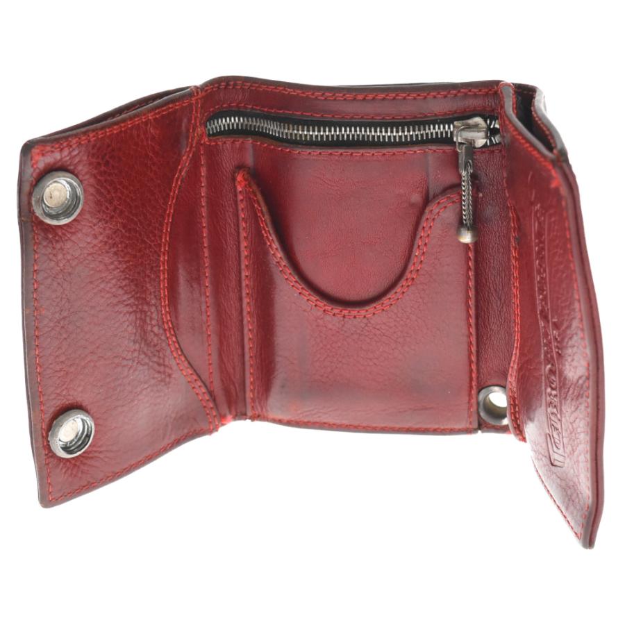 CHROME HEARTS クロムハーツ 3FOLD /3フォールド スターボタンレザー 