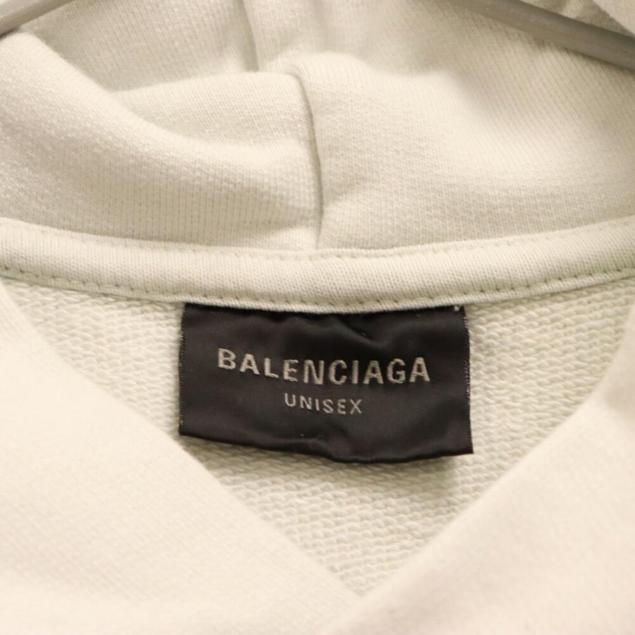 BALENCIAGA バレンシアガ 23AW ロゴ刺繍プルオーバーパーカー BALENCIAGA バレンシアガ 23AW ロゴ刺繍プルオーバーパーカー