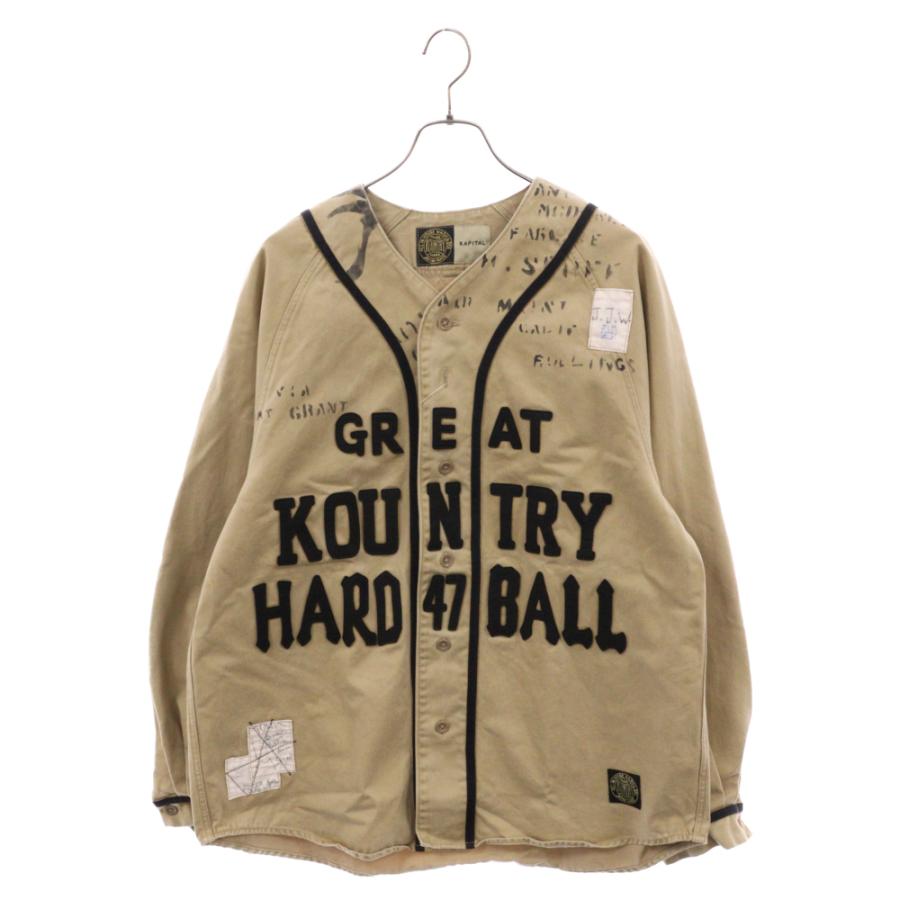 KAPITAL キャピタル CHINO GREAT KOUNTRY DAMAGED BASEBALL L/S KAPITAL キャピタル CHINO GREAT KOUNTRY DAMAGED BASEBALL L/S