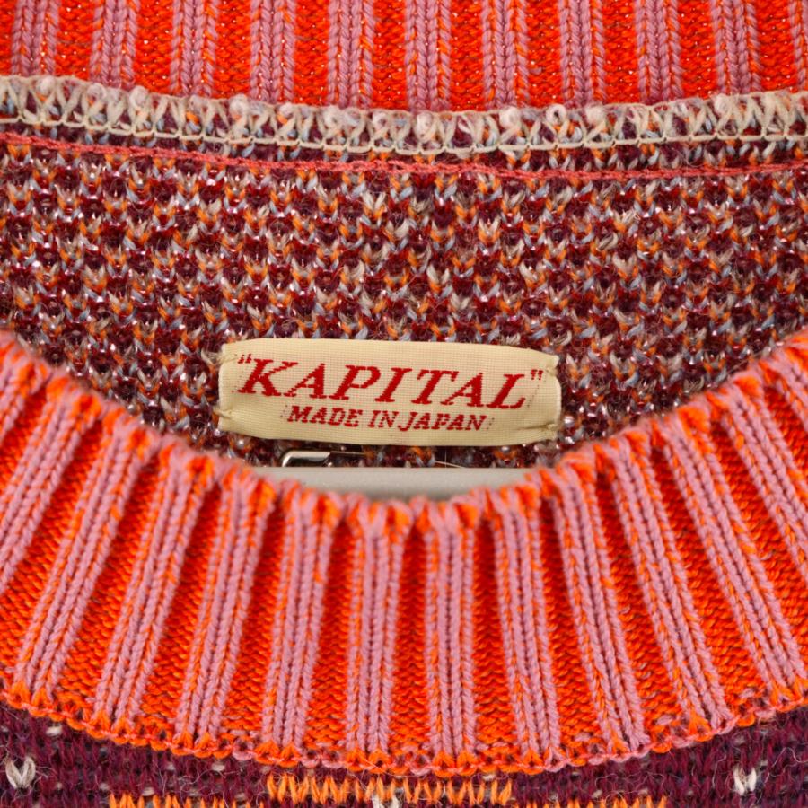 KAPITAL キャピタル 7G Alaska Camp Piano Sweater K2010KN088 総柄ニットセーター ピアノ マルチ｜shopbring｜03
