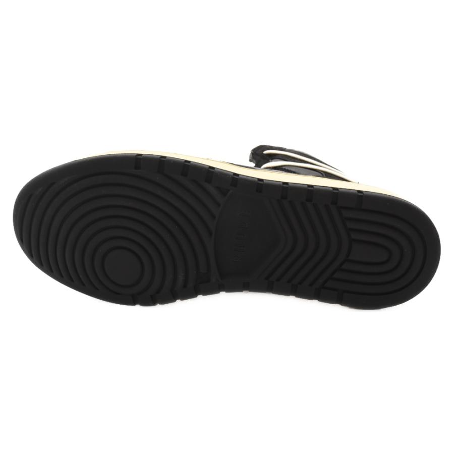 RHUDE ルード Rhecess Hi Black RHU07FOM22002 ヴィンテージ加工レザー 