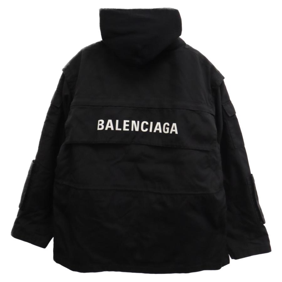バレンシアガ 23SS Technical Fabric Oversized Parka ALL IN ロゴ 