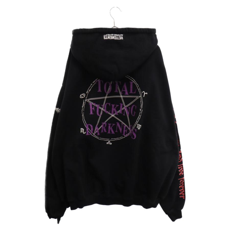 vetments ヴェトモン　パーカー VETEMENTS（ヴェトモン） 16AW トータルファッキンダークネスフーディ