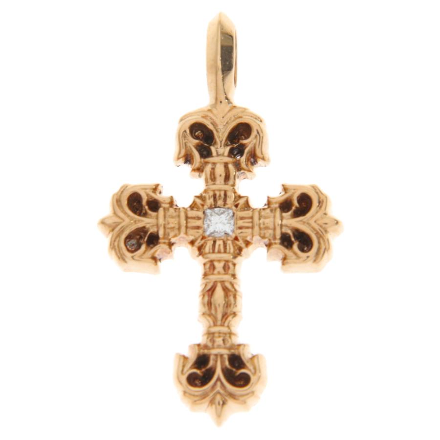 CHROME HEARTS（クロムハーツ） 22K CHARM FILIGREE TINY 1DIA