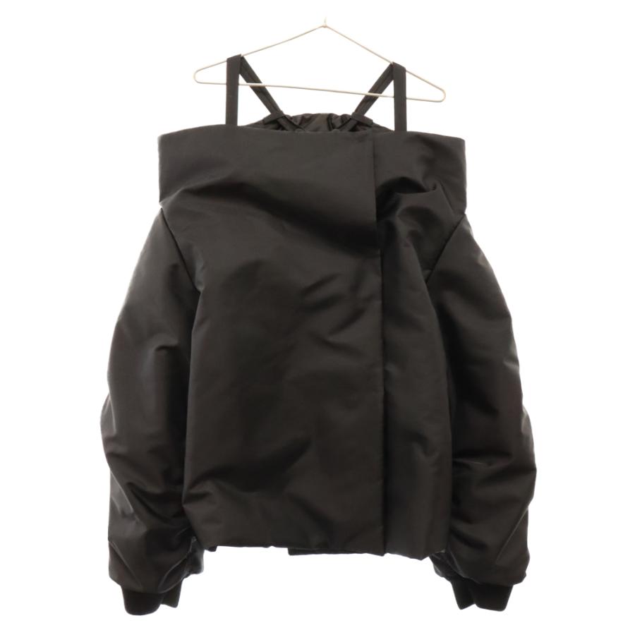 PRADA（プラダ） 21AW オフショルダーナイロンギャバジンコート 