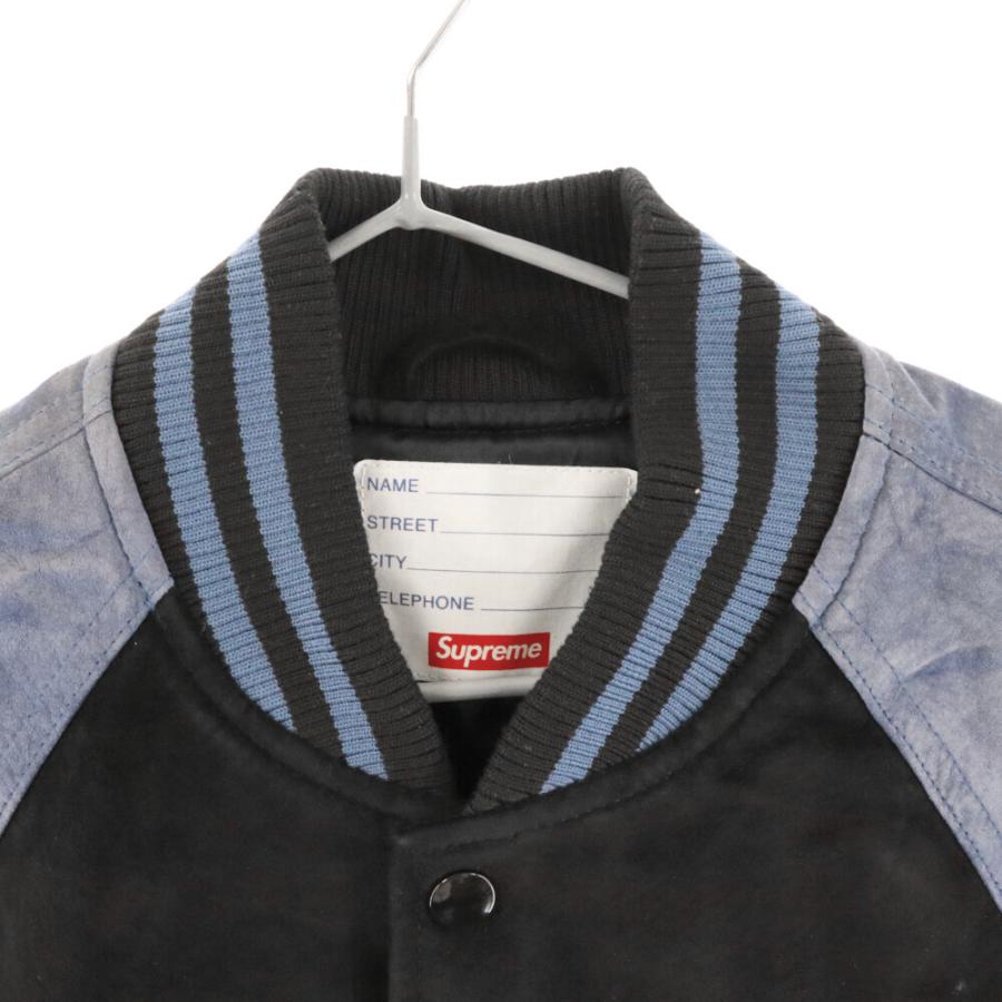 SUPREME シュプリーム 17SS uede Varsity Jacket スエード バーシティ 