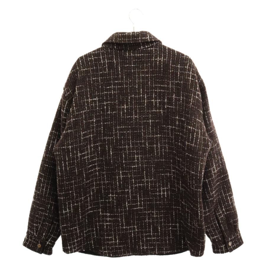 AMIRI アミリ 22AW BOUCLE PADDED PVER SHIRT ツイードパデッド AMIRI アミリ 22AW BOUCLE PADDED PVER SHIRT ツイードパデッド