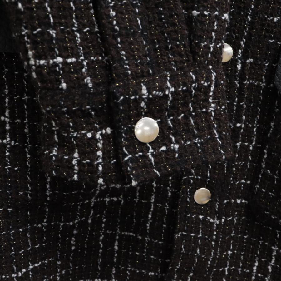AMIRI アミリ 22AW BOUCLE PADDED PVER SHIRT ツイードパデッド AMIRI アミリ 22AW BOUCLE PADDED PVER SHIRT ツイードパデッド