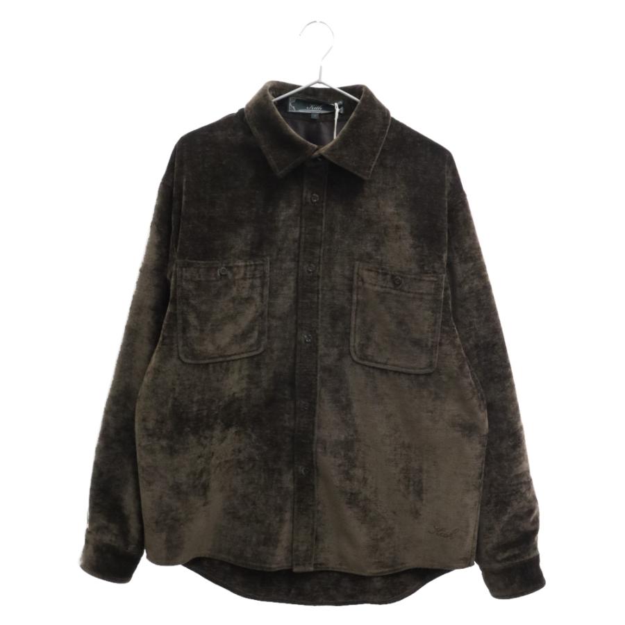 KITH キス 23AW Chenille Apollo Shirt シェニール アポロ長袖シャツ 