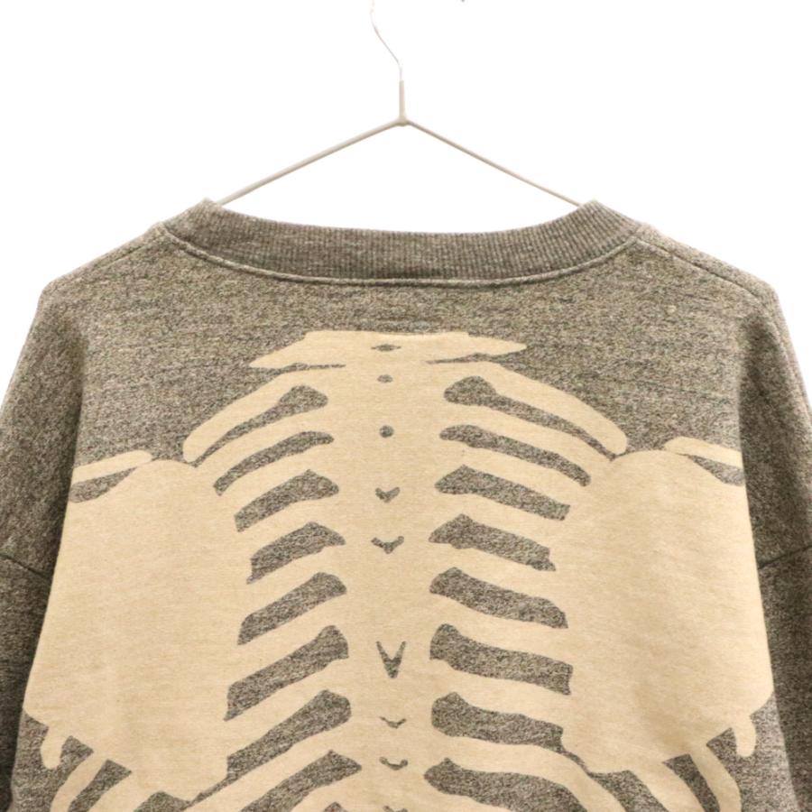 KAPITAL キャピタル Bone pt Sweat Shirt バックボーンプリント KAPITAL キャピタル Bone pt Sweat Shirt バックボーンプリント