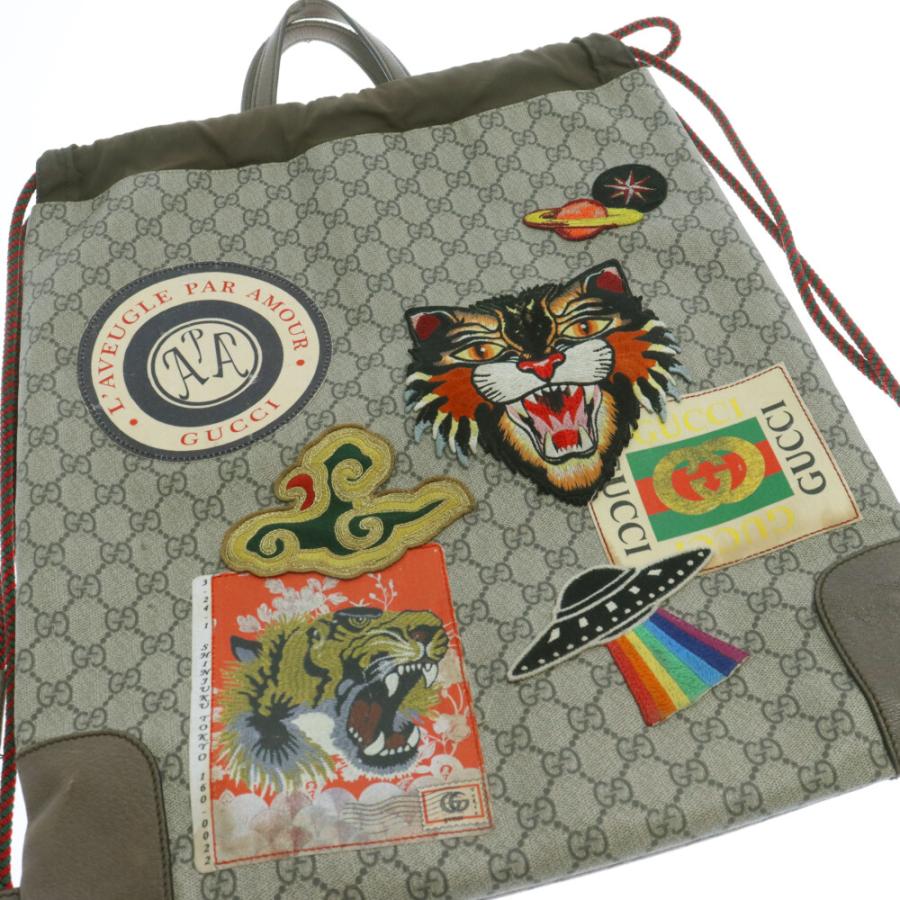 GUCCI グッチ アングリーキャット ドローストリング 2WAY バック