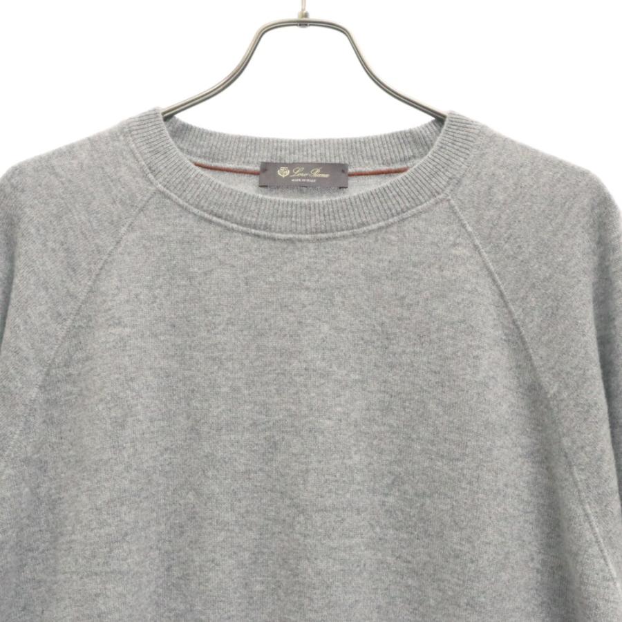 Loro Piana ロロピアーナ カシミヤクルーネックニットセーター Loro Piana ロロピアーナ カシミヤクルーネックニットセーター